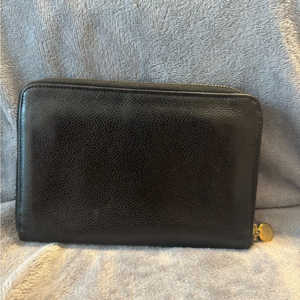 Chanel Black Caviar Leather Organizer Wallet - Picture 2 of 11